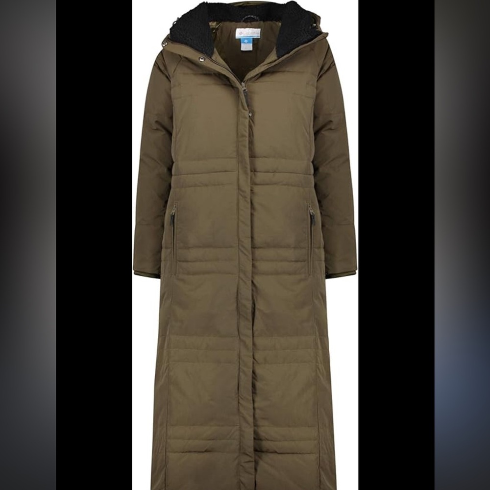 Columbia Olive Green Puffer Coat